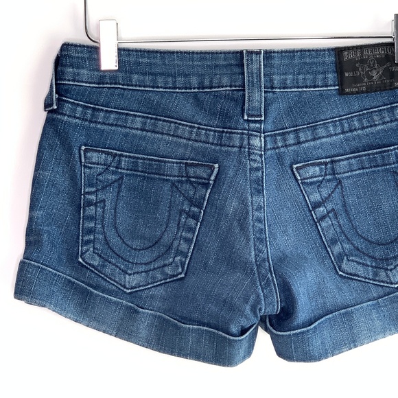 True Religion Pants - [True Religion] rolled cuff jean shorts #II10